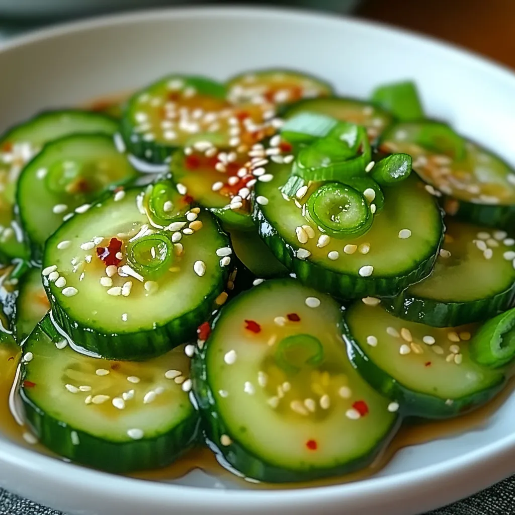 Crisp Cucumber Salad