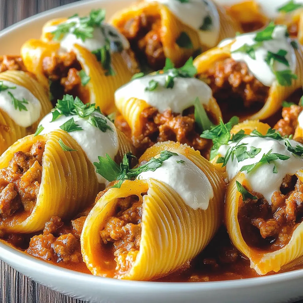 Stuffed Taco Shells Comfort Dish