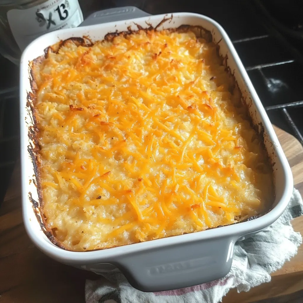 Homemade Cheesy Hash Browns