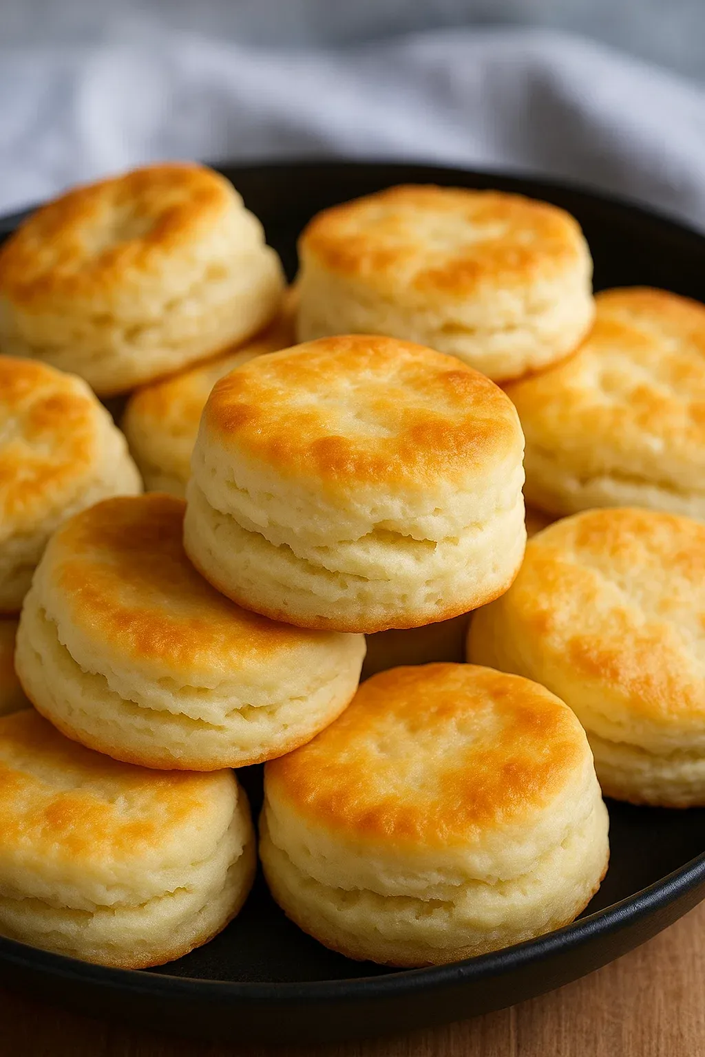 Soft and Fluffy 2-Ingredient Biscuits