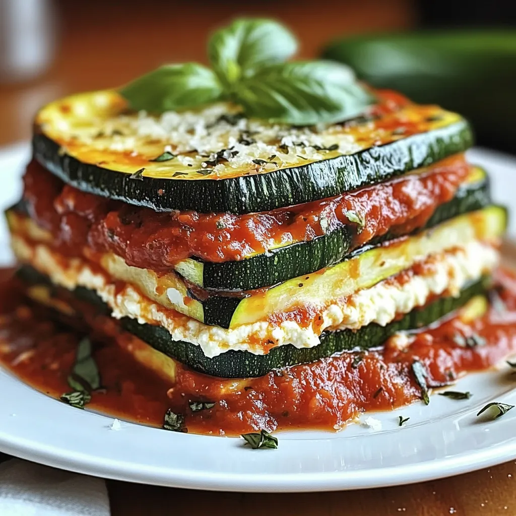 Cheesy Zucchini Ricotta Melts with Marinara