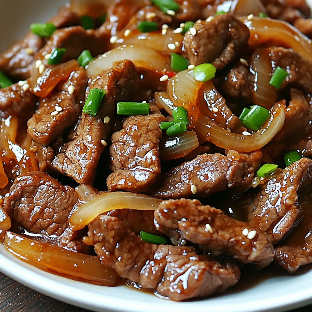 Savory Beef and Onion Stir-Fry