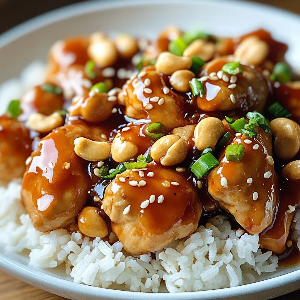 Cashew Chicken Dinner