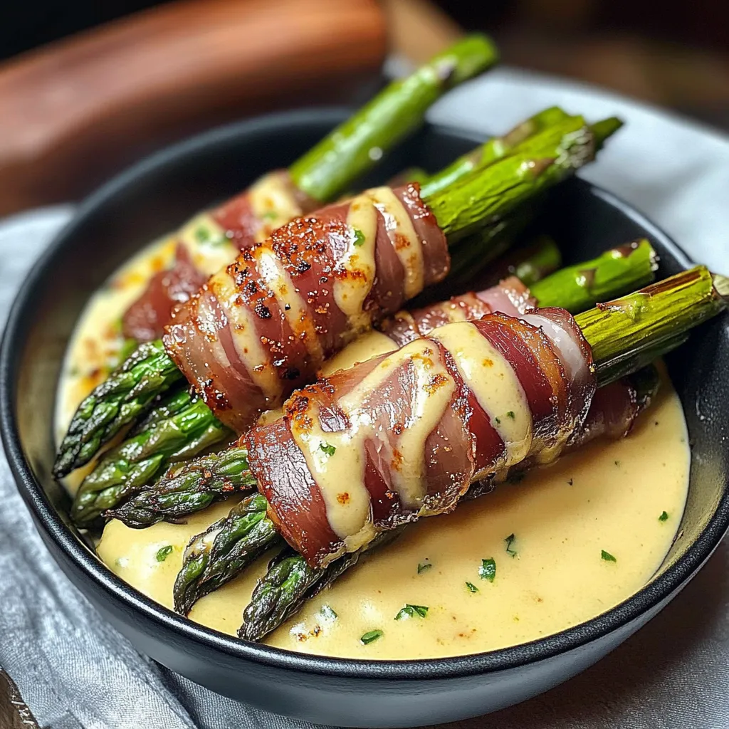Asparagus in Crispy Prosciutto