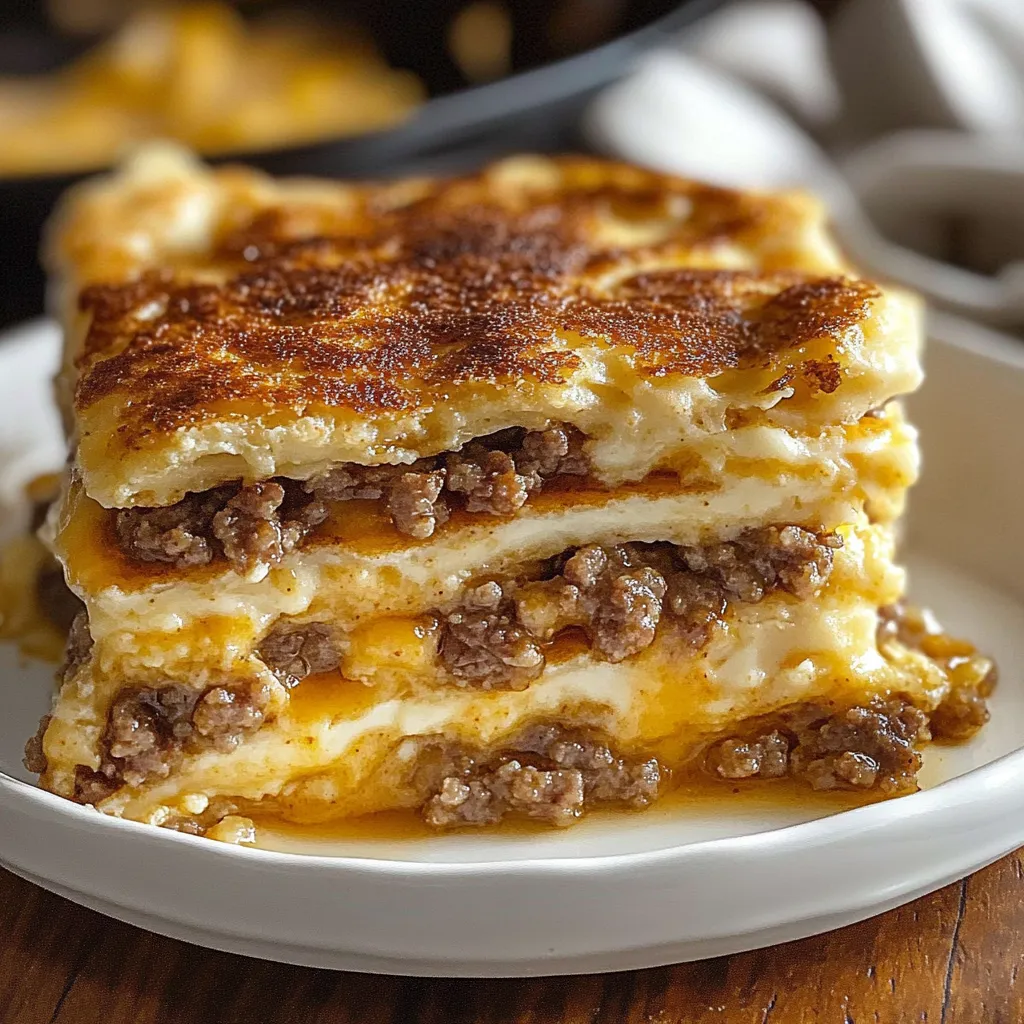 Sausage Pancake Casserole