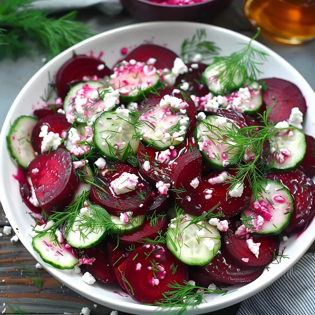 A bowl packed with cucumbers, feta cheese, and fresh ingredients.