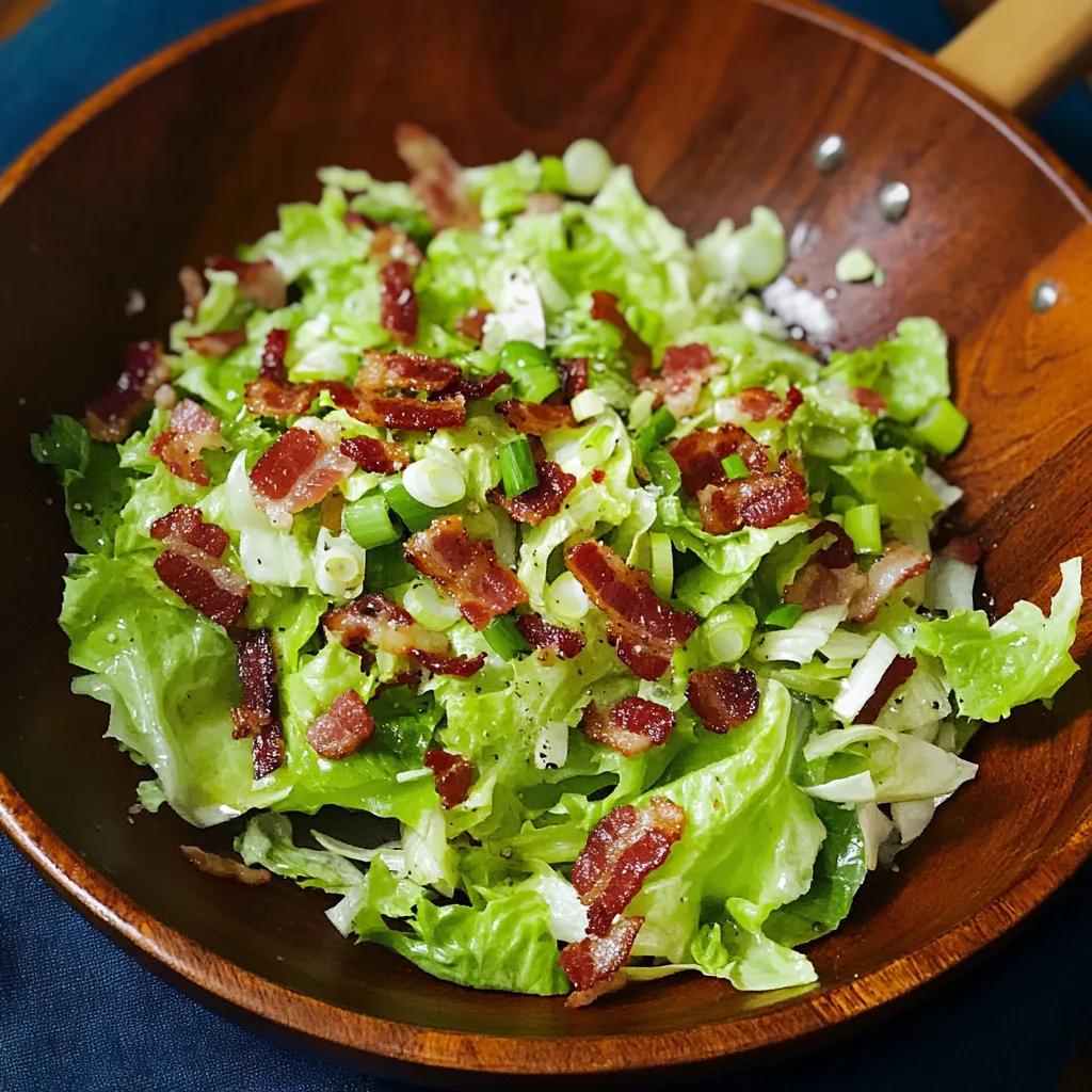 Warm Lettuce Bacon Mix
