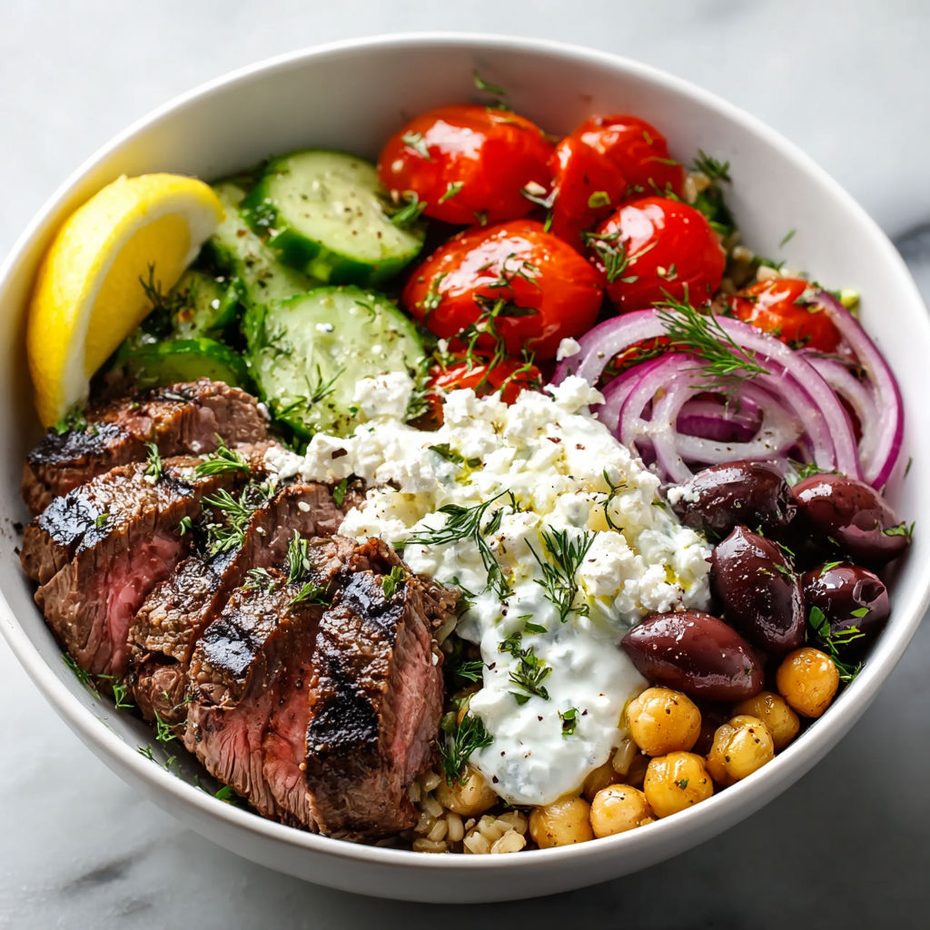 A loaded food bowl with meat, veggies, and cheese.