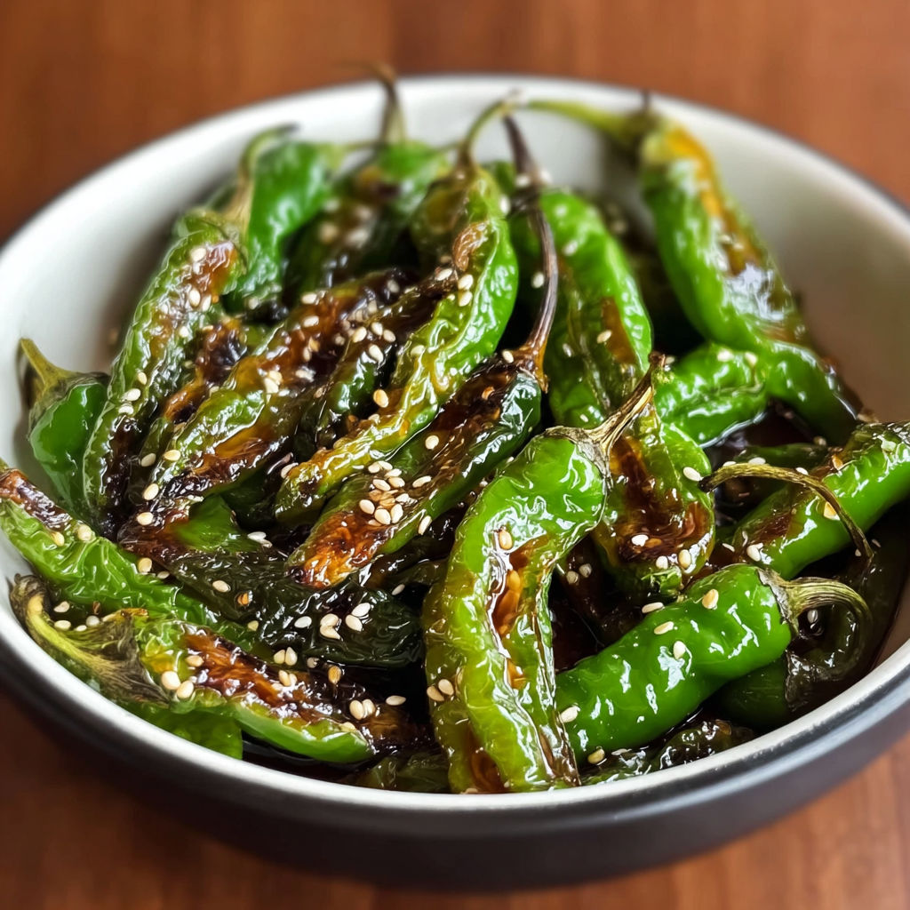 Seasoned peppers in a bowl.
