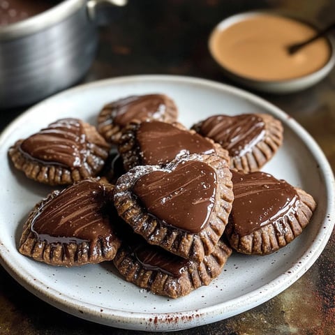 Heart Chocolate Pies