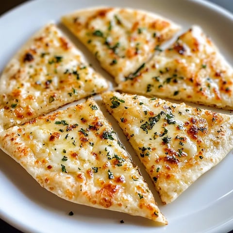 Delicious Crispy Tortilla Garlic Bread